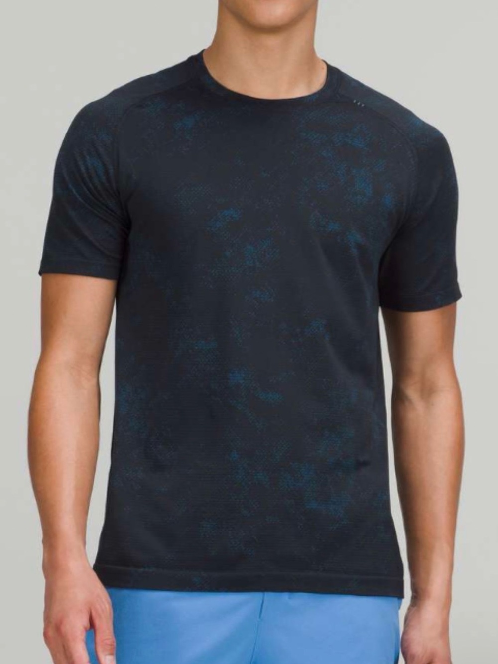 Lululemon Metal Vent Tech 2.0 Dappled Felidae Navy Shirt Men’s M